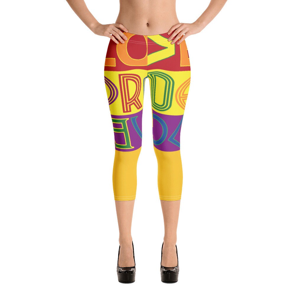 Pride Capri Leggings von WetTextTees