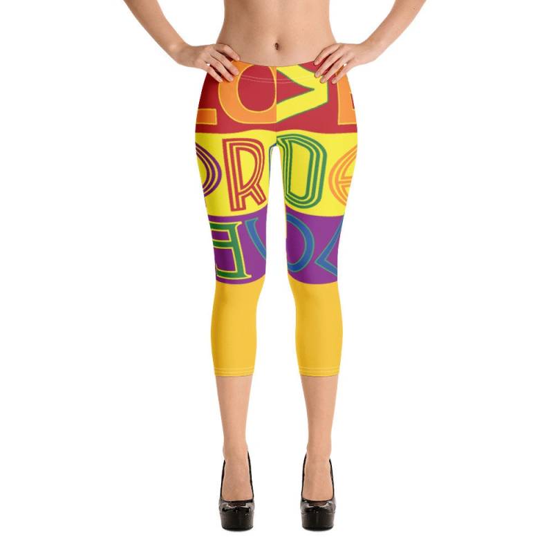 Pride Capri Leggings von WetTextTees