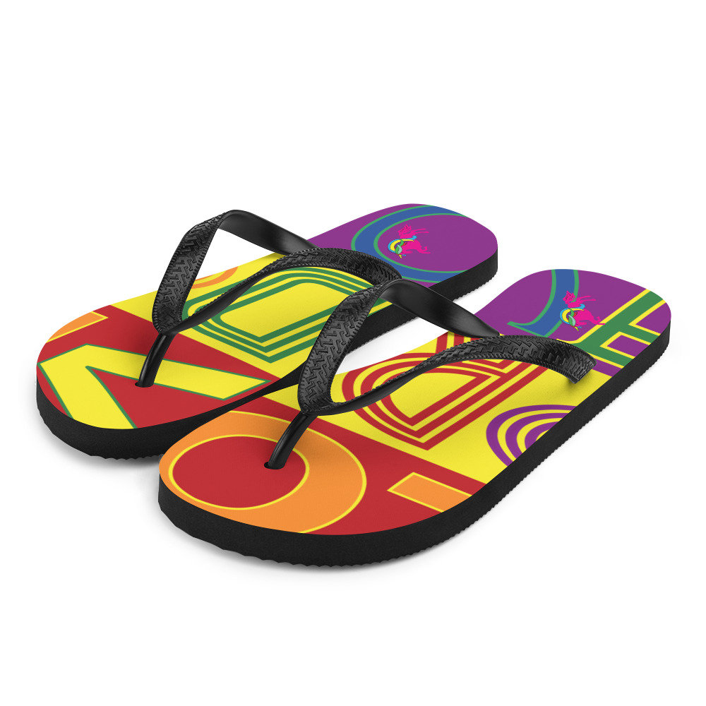 Pride Flip-Flops von WetTextTees