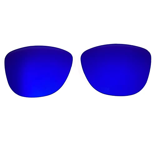 Ersatzgläser für Oakley Frogskins OO9013 | Frogskins Asian Fit (AF) OO9245 Polarisiert Dicke 1.5mm Salzprävention Ölfest (dunkelblau) - von Wetnenss