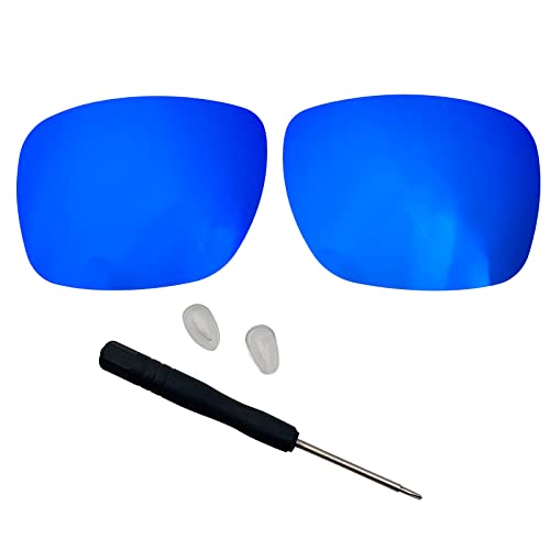 Ersatzgläser für Oakley Holbrook Metal OO4123 Sunglasses (dark blue) von Wetnenss