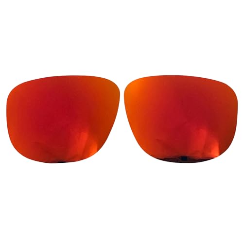 Ersatzgläser für Oakley Holbrook R OO9377 Sonnenbrille, 1,5 mm, polarisiert, Gelb, nicht polarisiert, 55.4 * 44.4mm (red) von Wetnenss