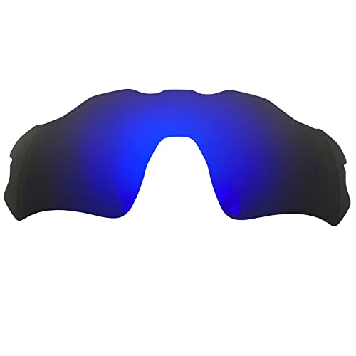 Wetnenss Ersatzgläser für Oakley Radar EV Path OO9208 Sonnenbrille Polarisiert Dicke 1.5mm Salzprävention Ölfest (Dunkelrot) (Dunkelrot) (dunkelblau) von Wetnenss