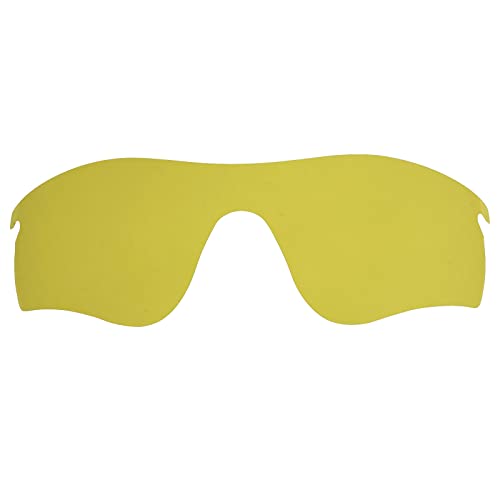 Ersatzgläser für Oakley RadarLock Path Sunglass Polarisiert Dicke 1.5mm Salzprävention Ölfest (Yellow no-polarized) - von Wetnenss