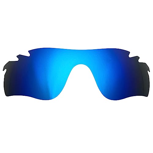 Ersatzgläser für Oakley RadarLock Path vented Polarisiert Dicke 1.5mm Salzprävention Ölfest (blue) - von Wetnenss
