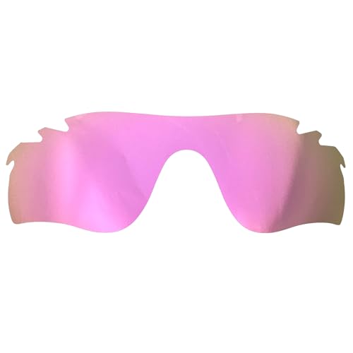 Ersatzgläser für Oakley RadarLock Path vented Polarisiert Dicke 1.5mm Salzprävention Ölfest (pink) von Wetnenss