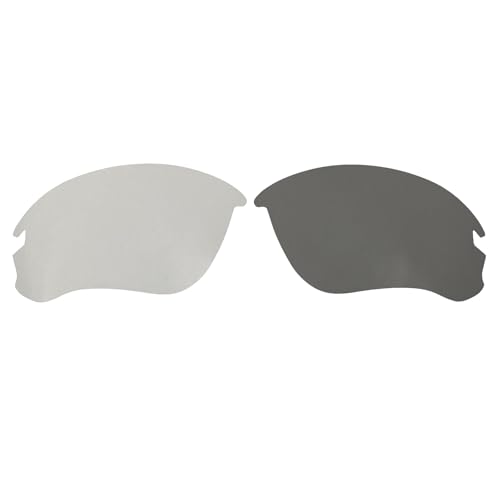 Replacement Lenses for Oakley Flak Draft OO9364 Sunglass/1.5mm polarized/easy to install (Clear PHOTOCHROMIC) von Wetnenss