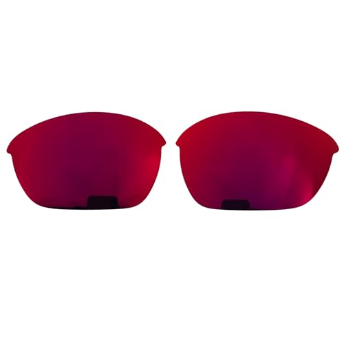Replacement Lenses for Oakley Half Jacket 2.0 OO9144 Sunglass/1.5mm polarized/easy to install (dark red) von Wetnenss