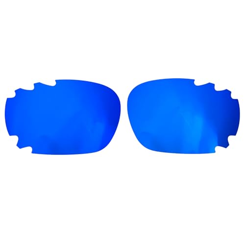 Replacement Lenses for Racing Jacket Vented | Jawbone Vented Sunglasses/1.5mm polarized/easy to install (dark blue) von Wetnenss