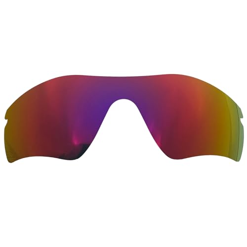 Replacement Lenses for Oakley Radar Path/Radar Path Asian Fit Sunglass/1.5mm polarized/easy to install (dark red) von Wetnenss