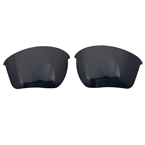 Wetnenss Ersatzgläser für Oakley Half Jacket 2.0 XL Polarisiert Dicke 1.5mm Salzprävention Ölfest (schwarz-1) von Wetnenss