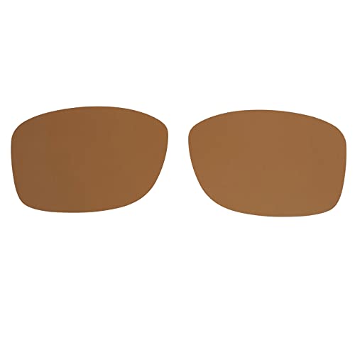 Wetnenss Ersatzgläser für Oakley Jupiter Squared OO9135/Jupiter Carbon OO9220 Polarisiert Dicke 1.5mm Salzprävention Ölfest (Dunkelrot) (braun) von Wetnenss