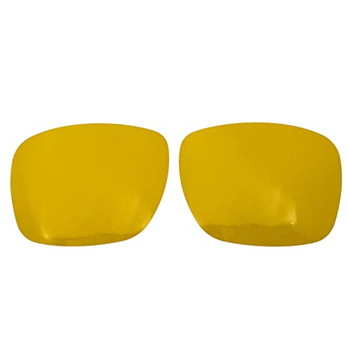 Wetnenss Ersatzgläser für Oakley holbrook 9102/9244/9384 Polarisiert Dicke 1.5mm Salzprävention Ölfest (gelb no-Polarisiert) von Wetnenss