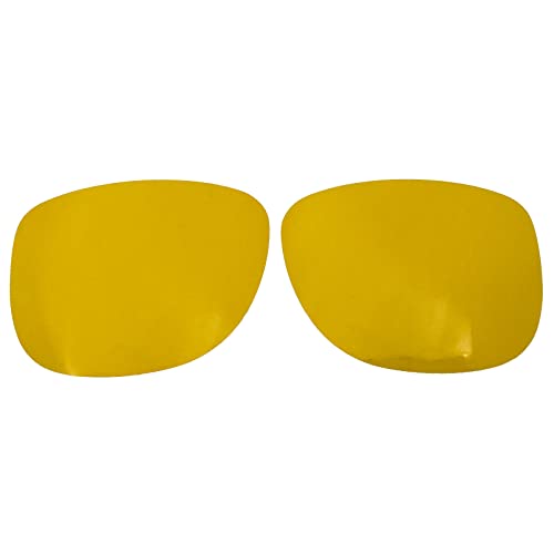 Wetnenss Ersatzgläser für Rayban Justin RB4165 (54mm) Sonnenbrille Polarisiert Dicke 1.5mm Salzprävention Ölfest (Yellow no-polarized) - von Wetnenss