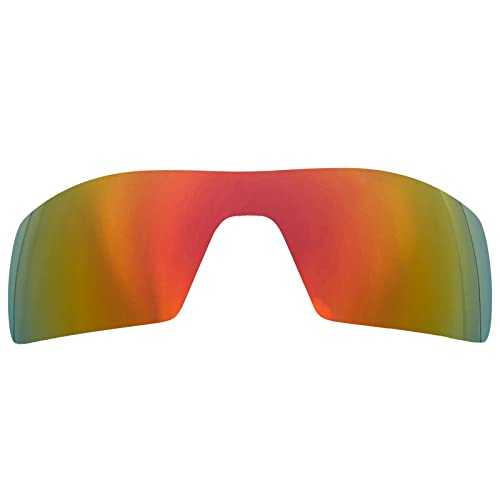 Wetnenss Replacement Lenses Compatible with Oil Rig Polarized Etched/1.5mm polarized/easy to install (red) von Wetnenss