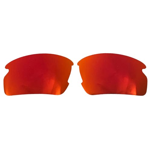 Wetnenss Replacement Lenses for Flak 2.0 OO9295 Sunglass/1.5mm polarized/easy to install (black) (red) von Wetnenss