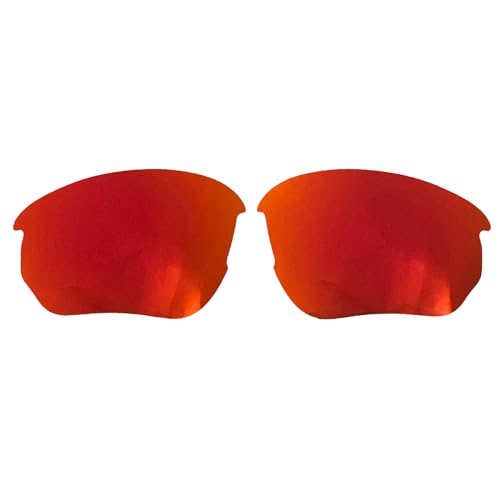 Wetnenss Replacement Lenses for Flak Beta OO9363 Sunglasses/1.5mm polarized/easy to install (brown) (red) von Wetnenss