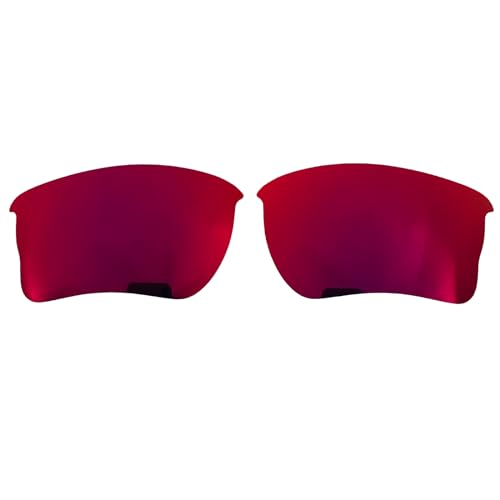 Wetnenss Replacement Lenses for Quarter Jacket OO9200 Sunglass/1.5mm polarized/easy to install (dark red) von Wetnenss