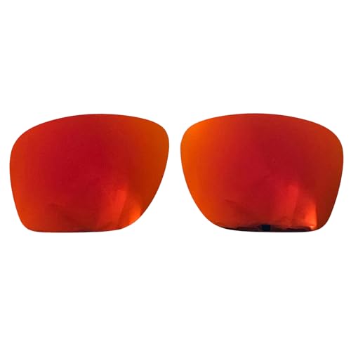 Wetnenss Replacement for Sylas OO9448 57mm Sunglass/1.5mm polarized/easy to install (red) von Wetnenss