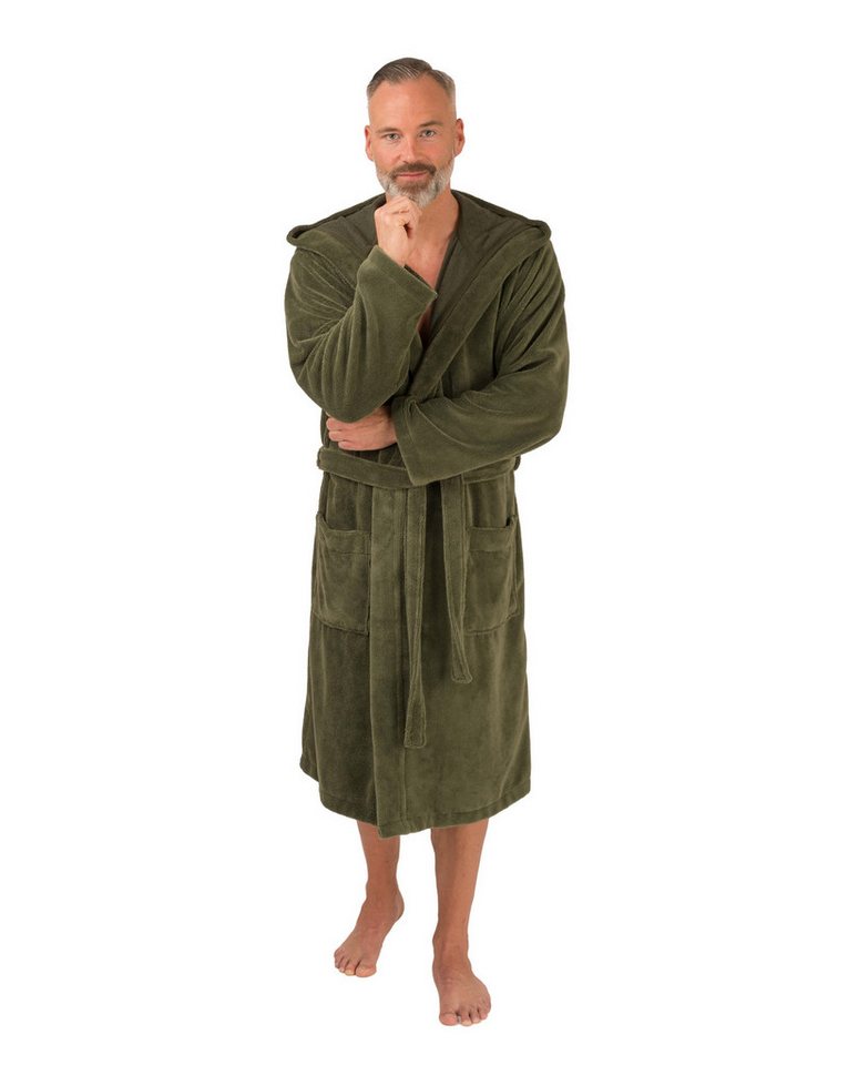 Wewo fashion Herrenbademantel Otto Werner, Herren Bademantel mit Kapuze Wewo fashion Herrenbademantel Otto Werner, Herren Bademantel mit Kapuze von Wewo fashion