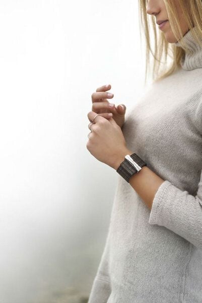 WEWOOD Holz-Armband TALIA CHOCO BLACK SILVER von WEWOOD