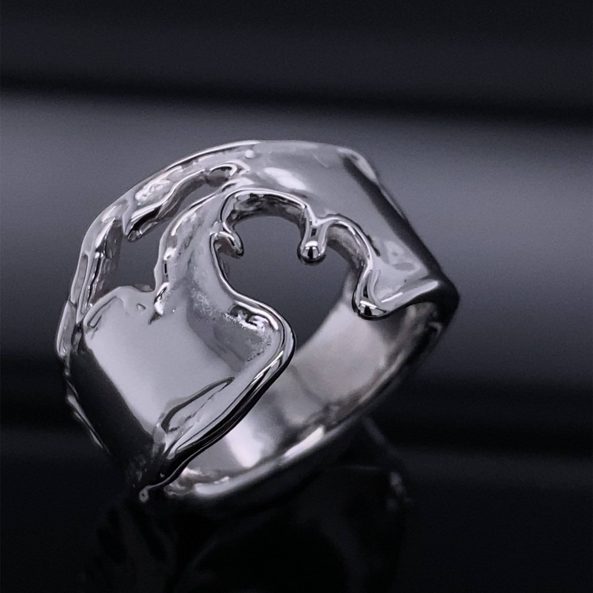 Missouri Umriss Silber Ring, Handgefertigt in Gibraltar Form von WexfordJewelers