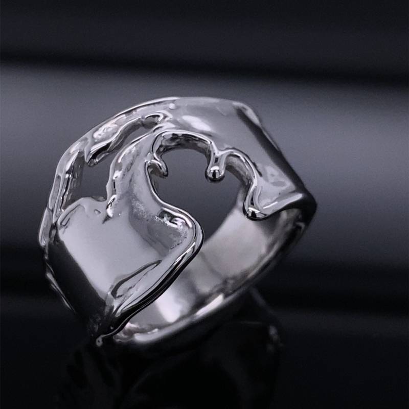 Missouri Umriss Silber Ring, Handgefertigt in Gibraltar Form Missouri Umriss Silber Ring, Handgefertigt in Gibraltar Form von WexfordJewelers