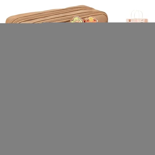 Wezalget Capybara Federmäppchen, Große Kapazität Bleistiftkoffer, Reißverschluss Süßes Bleistiftkoffer, Schreibwaren Set mit Stiften für Junge und Mädchen von Wezalget