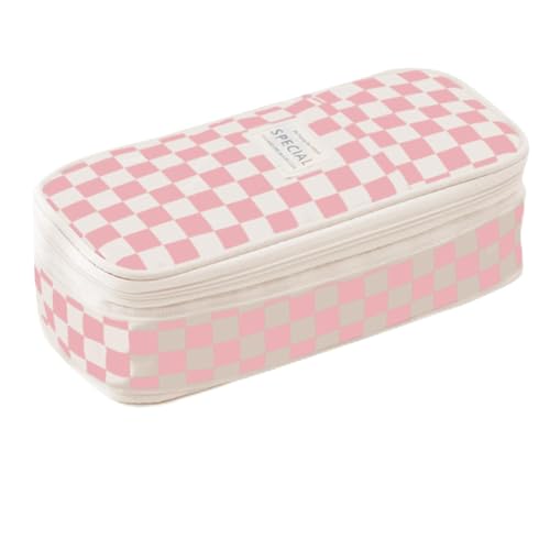 Wezalget Großes Federmäppchen, Großraum-Federmäppchen Mit Doppelreißverschluss, Ausziehbares Stifteetui Mit Doppelreißverschluss Für Schulbedarf Bastelmaterial Zeichenzubehör Kinder Mädchen Schule von Wezalget