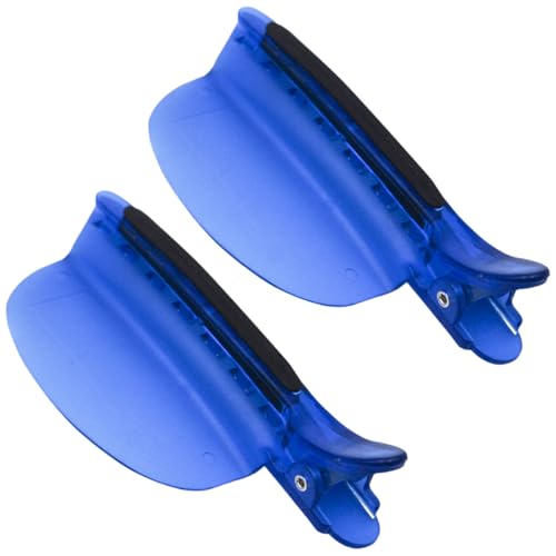 Wezalget Haar-Sektionsclips,Klammer Für Haarhighlighting Und Trennung Beim Färben - Perückenverlängerung Klammer Mit Hitzeschutz Für Mädchen, 2 Stück Haarspangen Zum Fixieren von Wezalget