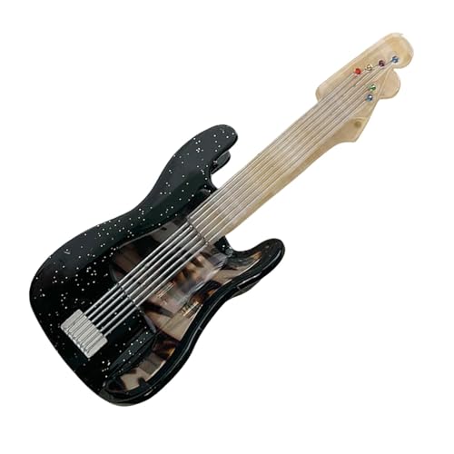 Wezalget Haarklauenclip, Haarfangen Klemmen | Stilvoller Haare Catch Clip mit Geigenform Design für Mädchen,Chick-Schlupf-Pferdeschwanzhalter-Haarnadel für Party, Freizeit, Ausflug von Wezalget