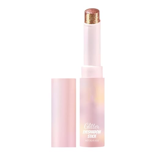 Wezalget Lidschattenstift, Crystal Jelly Glaze Stick, Lidschattenstift Eyeliner-Aufheller Highlighter-Sticks langanhaltend für Frauen von Wezalget