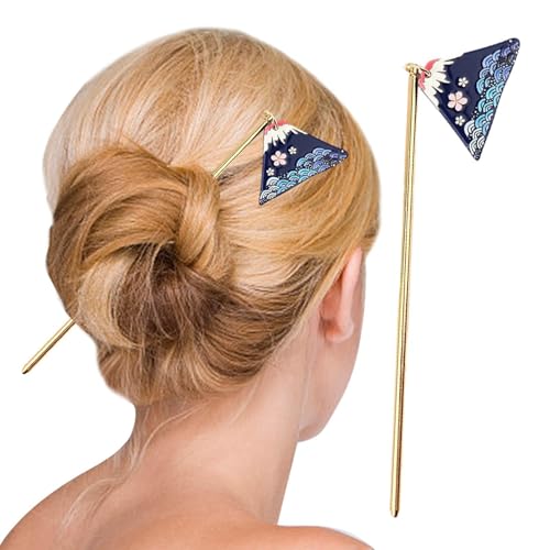 Wezalget Metallhaarspannstäbchen, Hair -Stäbchen | Legierungshaargabel mit Anhänger,5,7 Zoll Stylish Bun Halter, dekorative Haarnadel für den täglichen Gebrauch von Wezalget