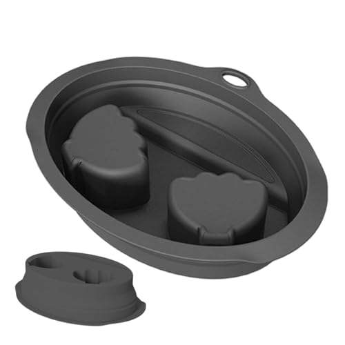 Wezalget Schale zum Einweichen von Nägeln - Schale zum Entfernen von Nagellack - Silikonschale zum Einweichen der Nägel für Frauen und Mädchen, Reisen, Spa und Salon von Wezalget