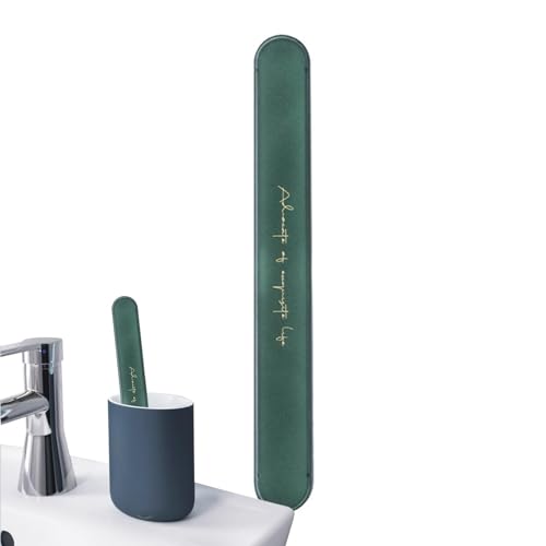 Wezalget Tragbares Zahnbürstenetui – Zahnbürsten-Tube Schutzhülle Zahnbürstenhalter – Transparente tragbare Aufbewahrungsbox für Erwachsene & Kinder Zahnbürsten von Wezalget