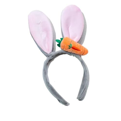 Wgudzpj Osterhasenohren-Haarband für Mädchen, Plüsch-Hasenohren, Haarbänder für Damen Wgudzpj Osterhasenohren-Haarband für Mädchen, Plüsch-Hasenohren, Haarbänder für Damen von Wgudzpj