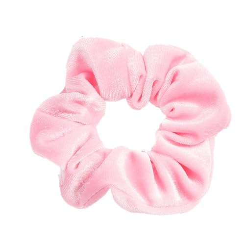 10 Stück Samt Scrunchies Haargummis für Damen,Einfarbige Elastische Dicke Bänder,Gummibänder Haarbänder,Pferdeschwanzhalter,Haarring des Dickdarms,Haargummi Haare Ringe für Damen,Rosa E von Whakano