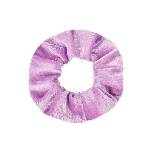 10 Stück Samt Scrunchies Haargummis für Damen,Einfarbige Elastische Dicke Bänder,Gummibänder Haarbänder,Pferdeschwanzhalter,Haarring des Dickdarms,Haargummi Haare Ringe für Damen,Violet F von Whakano