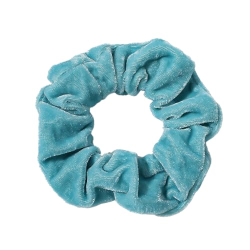 10 Stück Samt Scrunchies Haargummis für Damen,Gummibänder Haarbänder,Elastische Dicke Bänder,Haare Ringe Haarschmuck,Pferdeschwanzhalter,Haarring des Dickdarms für Mädchen Damen,Blauer See von Whakano