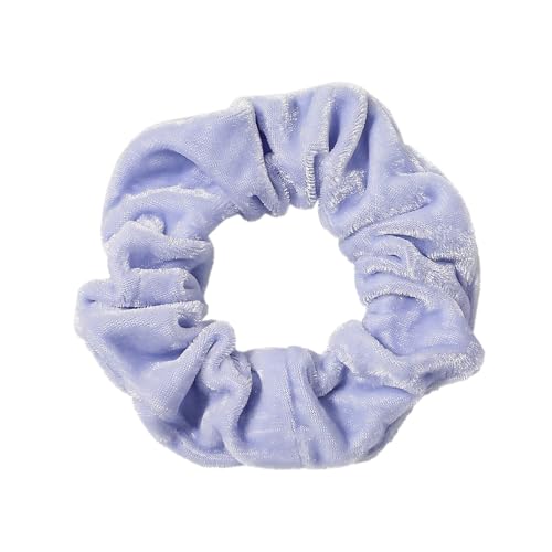 10 Stück Samt Scrunchies Haargummis für Damen,Gummibänder Haarbänder,Elastische Dicke Bänder,Haare Ringe Haarschmuck,Pferdeschwanzhalter,Haarring des Dickdarms für Mädchen Damen,Himmelblau von Whakano