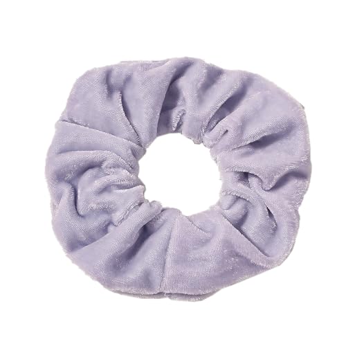 10 Stück Samt Scrunchies Haargummis für Damen,Gummibänder Haarbänder,Elastische Dicke Bänder,Haare Ringe Haarschmuck,Pferdeschwanzhalter,Haarring des Dickdarms für Mädchen Damen,Lila von Whakano