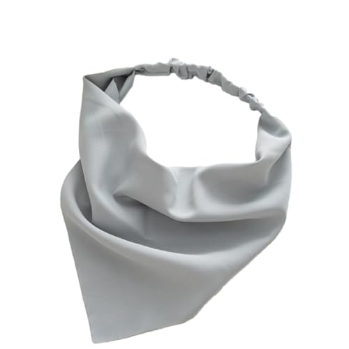 2 Stück Haarbänder Damen Elastische Stirnband Weiche Dreieckige Bandanas,Boho Headband Headwrap,Kopftüchern Haarschmuck Haarbandanas Für Party Geburtstag Strand Yoga Und Sport,Graugrün von Whakano