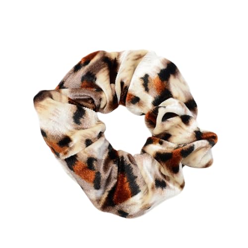 2 Stück Haargummi für Damen,Weich Scrunchies Dicke Bänder,starker Halt Haare Ringe Zopfgummi,Modisches Haargummis Elastische Haarbänder,Haargummibänder für Pferdeschwanzhalter,Bunt von Whakano