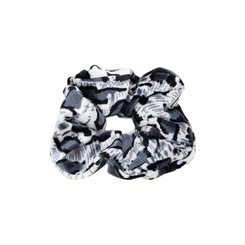 2 Stück Haargummi für Damen,Weich Scrunchies Dicke Bänder,starker Halt Haare Ringe Zopfgummi,Modisches Haargummis Elastische Haarbänder,Haargummibänder für Pferdeschwanzhalter,Leopardenmuster D von Whakano