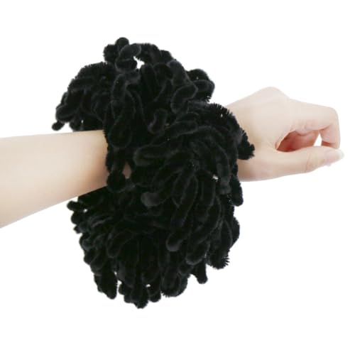2 Stück Samt Haargummi Damen,Einfarbig Haarringe,Große Haargummis Scrunchie,Elastische Haarbänder,Pferdeschwanzhalter Haarband,Haarschmuck für Damen und MädchenTägliches Tragen,Schwarz 2 Stück Samt Haargummi Damen,Einfarbig Haarringe,Große Haargummis Scrunchie,Elastische Haarbänder,Pferdeschwanzhalter Haarband,Haarschmuck für Damen und MädchenTägliches Tragen,Schwarz von Whakano
