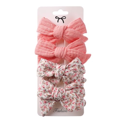 4 Stück Schleife Haarspangen Mädchen,Entenschnabel Clip Haarnadel,Süße Hair-Clips kleine Haarschmuck,Haarstyling-Accessoires für Geburtstag,Taufe,Weihnachten,Karneval,Hellrosa 4 Stück Schleife Haarspangen Mädchen,Entenschnabel Clip Haarnadel,Süße Hair-Clips kleine Haarschmuck,Haarstyling-Accessoires für Geburtstag,Taufe,Weihnachten,Karneval,Hellrosa von Whakano