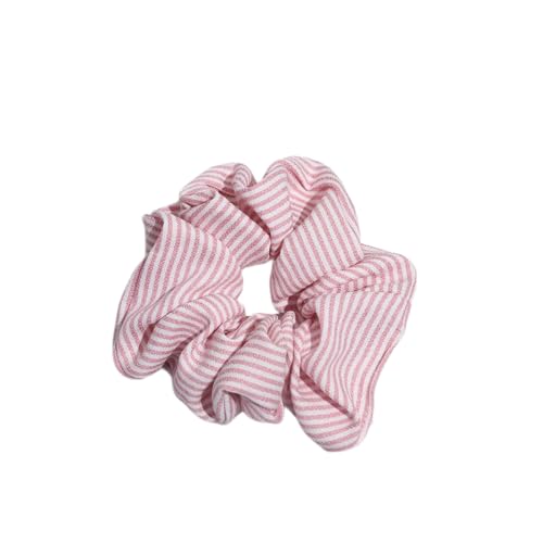 5 Stück Mode Haargummi,Elastisch Haare Ringe,Haarbänder geeignet für Damen und Frauen,Pferdeschwanz-Halter,Zopfgummi Scrunchies Haarschmuck Zubehör,Gummibänder,A,Rosa von Whakano