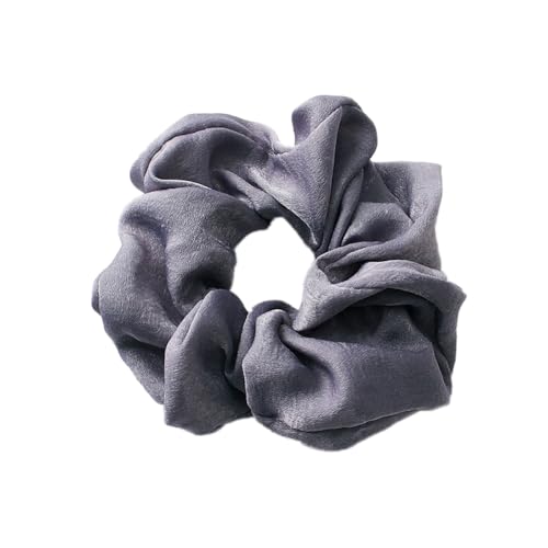 5 Stück Samt Scrunchies Haargummis für Damen,Einfarbige Elastische Dicke Bänder,Haargummis Elastische Haarbänder,Haare Ringe,Haarring des Dickdarms,Haargummi Haare Ringe Damen,Dunkelgrau von Whakano