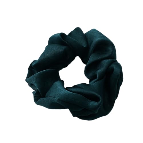 5 Stück Samt Scrunchies Haargummis für Damen,Einfarbige Elastische Dicke Bänder,Haargummis Elastische Haarbänder,Haare Ringe,Haarring des Dickdarms,Haargummi Haare Ringe Damen,Dunkelgrün A von Whakano