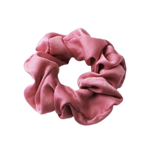 5 Stück Samt Scrunchies Haargummis für Damen,Einfarbige Elastische Dicke Bänder,Haargummis Elastische Haarbänder,Haare Ringe,Haarring des Dickdarms,Haargummi Haare Ringe Damen,Hellrot von Whakano